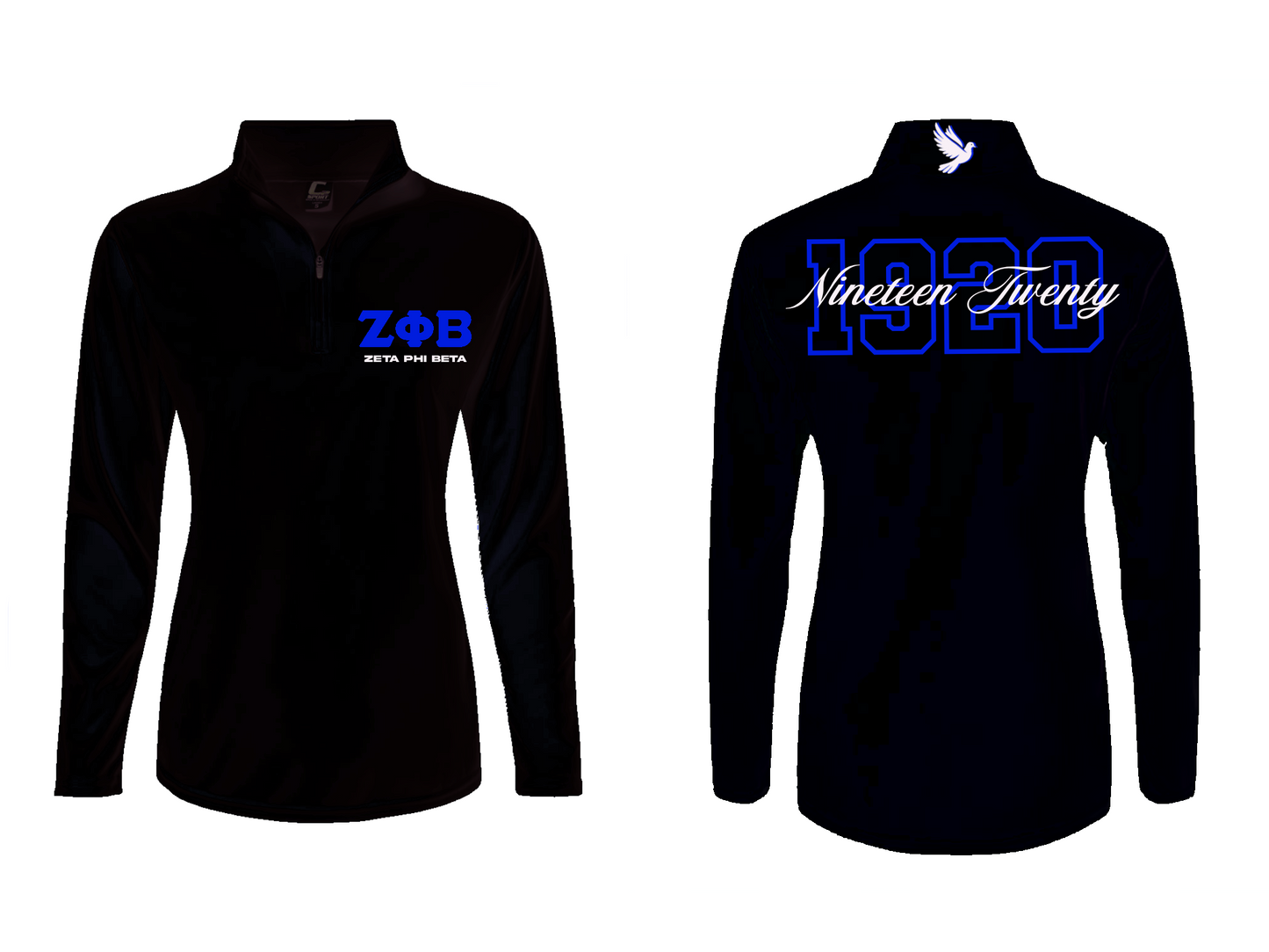 ZETA QUARTER ZIP SWEATER