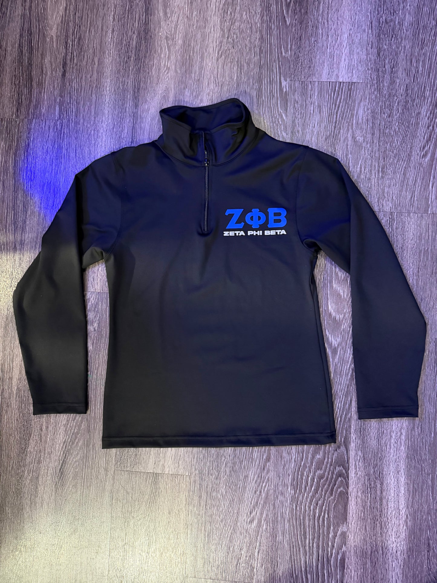 ZETA QUARTER ZIP SWEATER