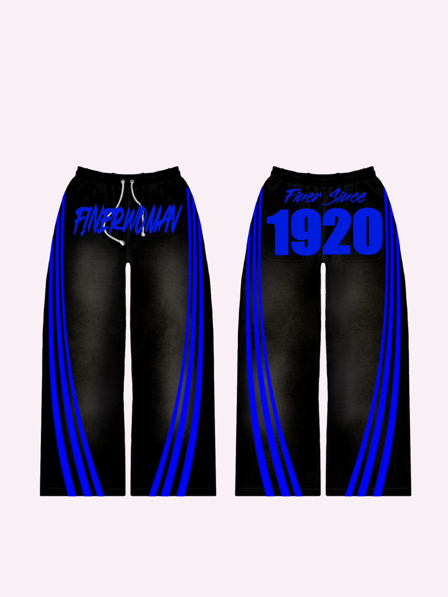 FINERWOMAN Sweatpants BLACK